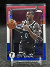 2025-26 Topps Chrome - Dariq Whitehead #91 Red White & Blue Refractor