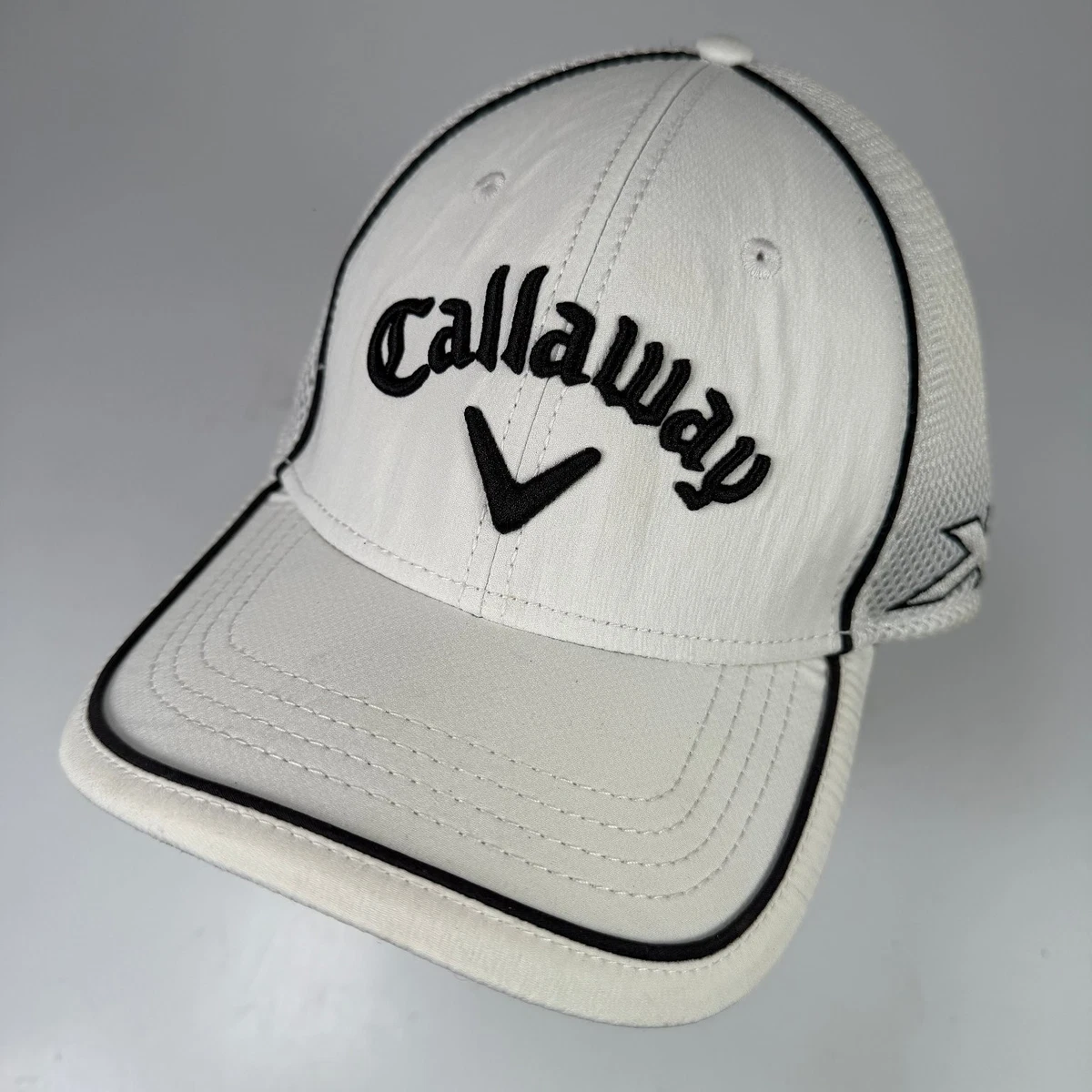 Callaway Casquette de golf réglable en maille à rayures