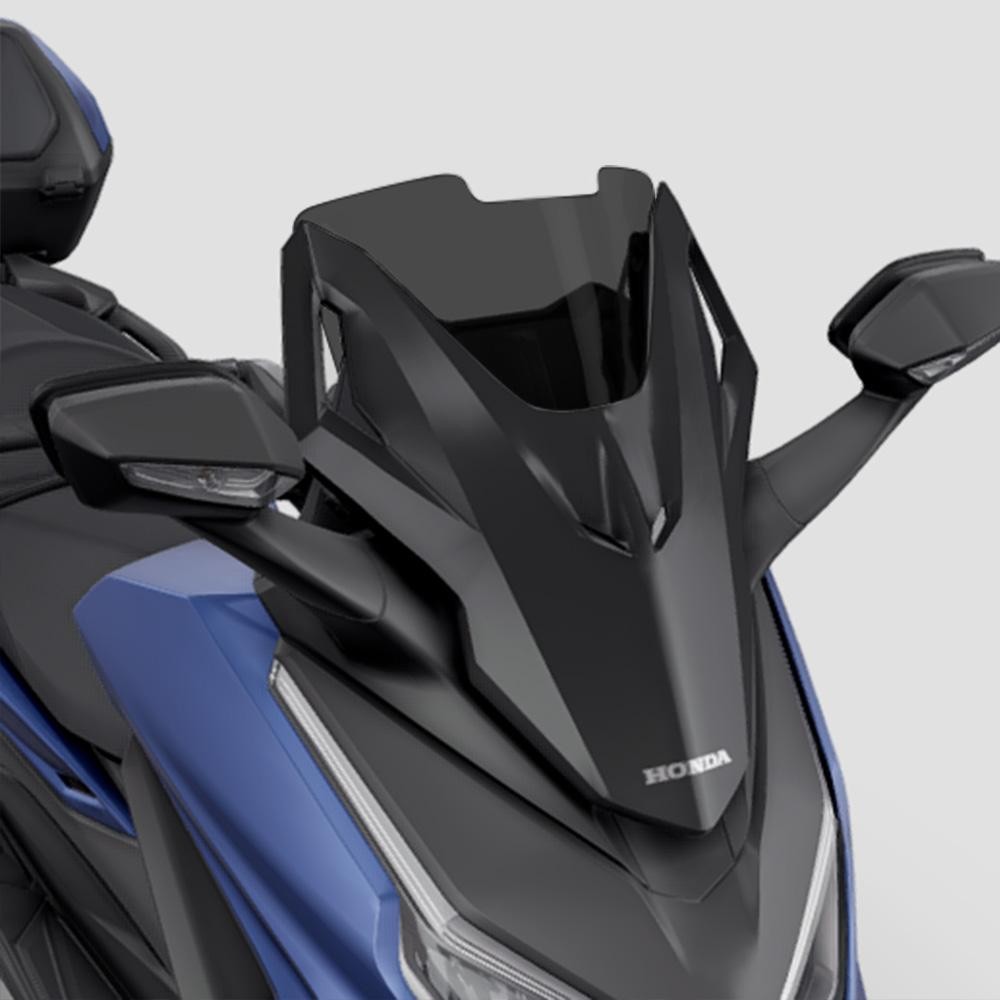 Pare-brise Honda Forza 125/350 Anti-Turbulences avec Déflecteur d'Air Latéral