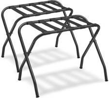 SONGMICS Luggage Rack, Pack of 2, Luggage Racks for Guest Room, Suitcase Stand