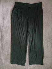 Mango Suit Dress Pants Green Womens Size 8 Viscose Blend