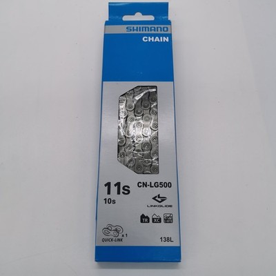 Shimano CN-LG500 Linkglide Kette 138 Glieder 9-/10-/11-fach MTB E-Bike Rennrad