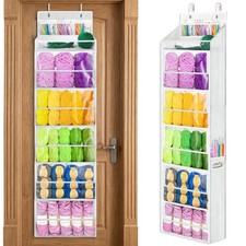Yarn Storage Organizer, Yarn Holder Over the Door Hanging Crochet Kit Storage...