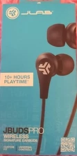 JLab Audio JBuds Pro Wireless Signature Earbuds Black Brand New Sealed Box !!