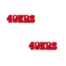 NFL San Francisco 49ers Football Team For Crocs Shoe Charms Jibbitz - 2 pieces