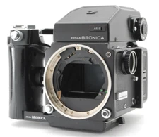 Zenza Bronica ETR Body AE Finder 120 Film Back Grip [EXCELLENT +5] From JAPAN