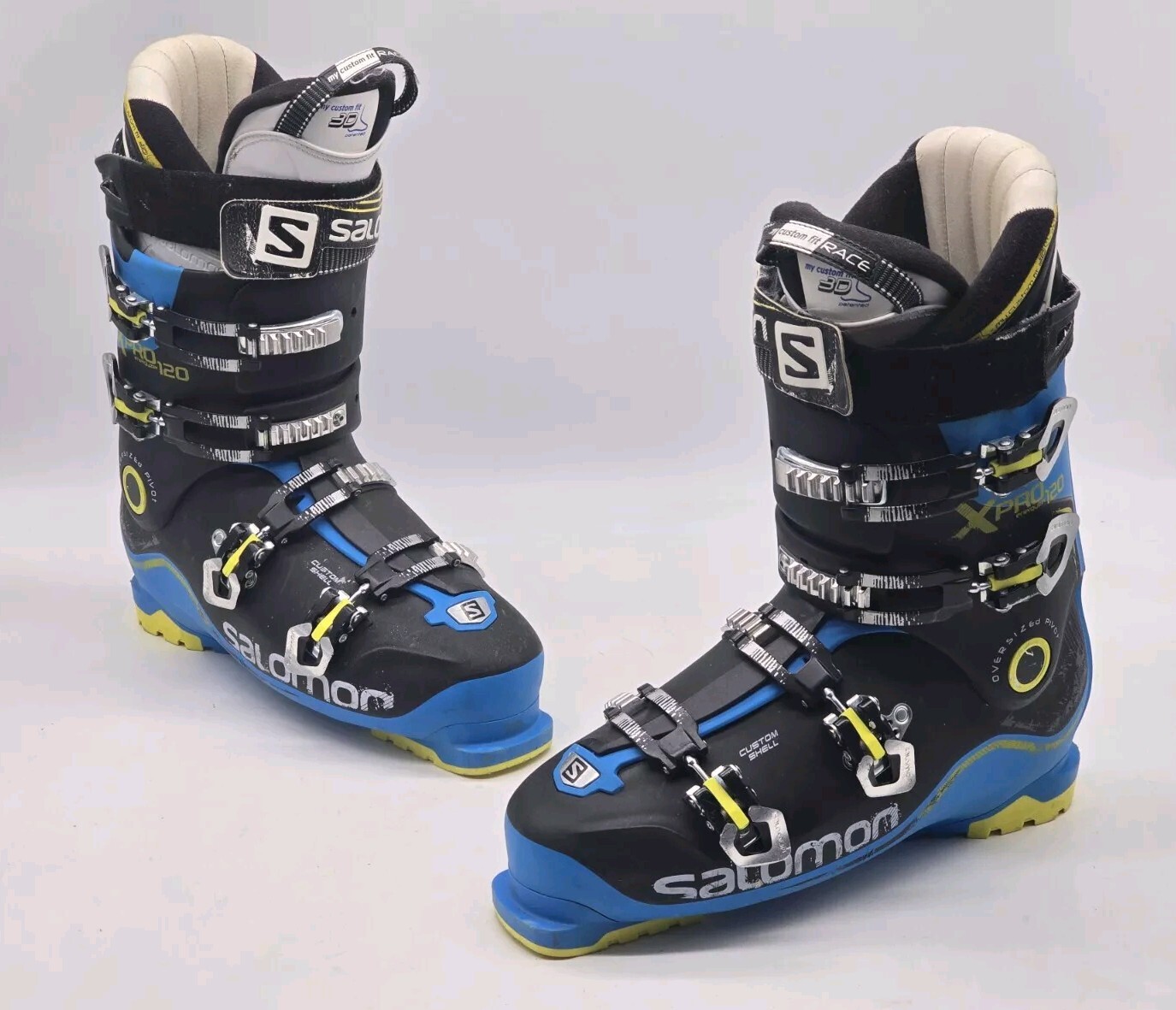 Scarponi da sci Salomon X Pro 120 nero blu uomo misura 31 5 356 mm