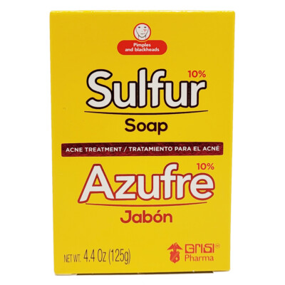 #ad #ad Grisi Sulfur Facial Soap Jabon de Azufre Acne Treatment with Lanolin. 4.4 oz $9.99