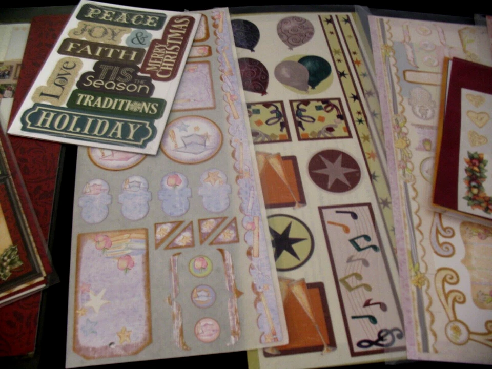 Lot of Stickers, Jumbo Great Length Chalet, Cottage, Gazebo, Holly Days & Dazzle - Image 2 of 4