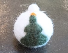 Needle Felted Tree Ornament Handmade By Michelle Andrews Folk Art