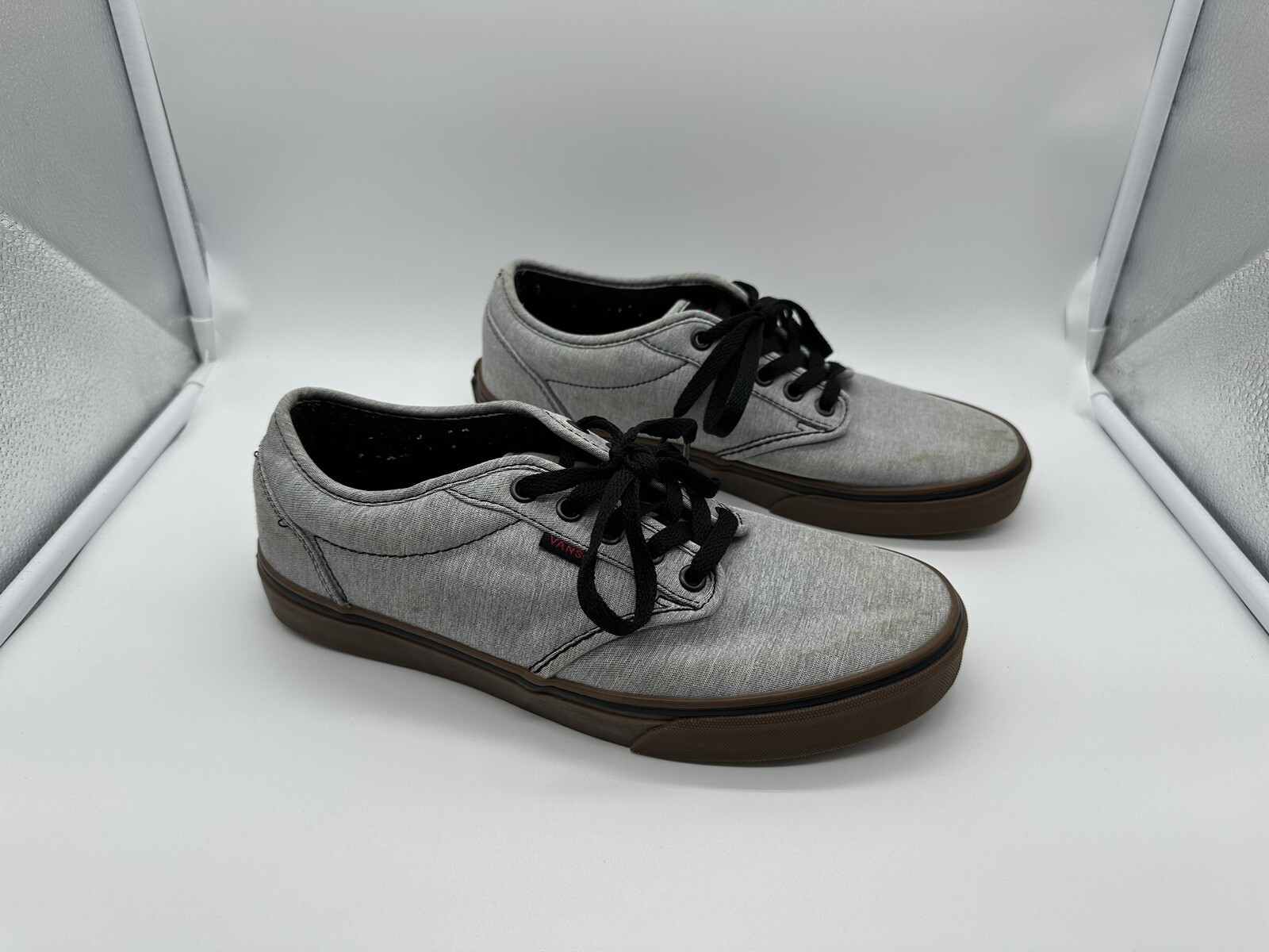 SAOLA Scarpa uomo Vans grigio suola marrone taglia 8 5 sneakers casual