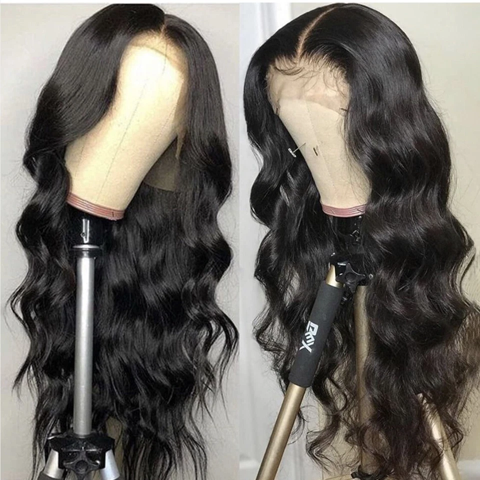 Body Wave Encaje 13x4 100% Cabello Humano Virgen con Cabello Bebé 26 Pulgadas 180% Densidad Foto 3 de 3