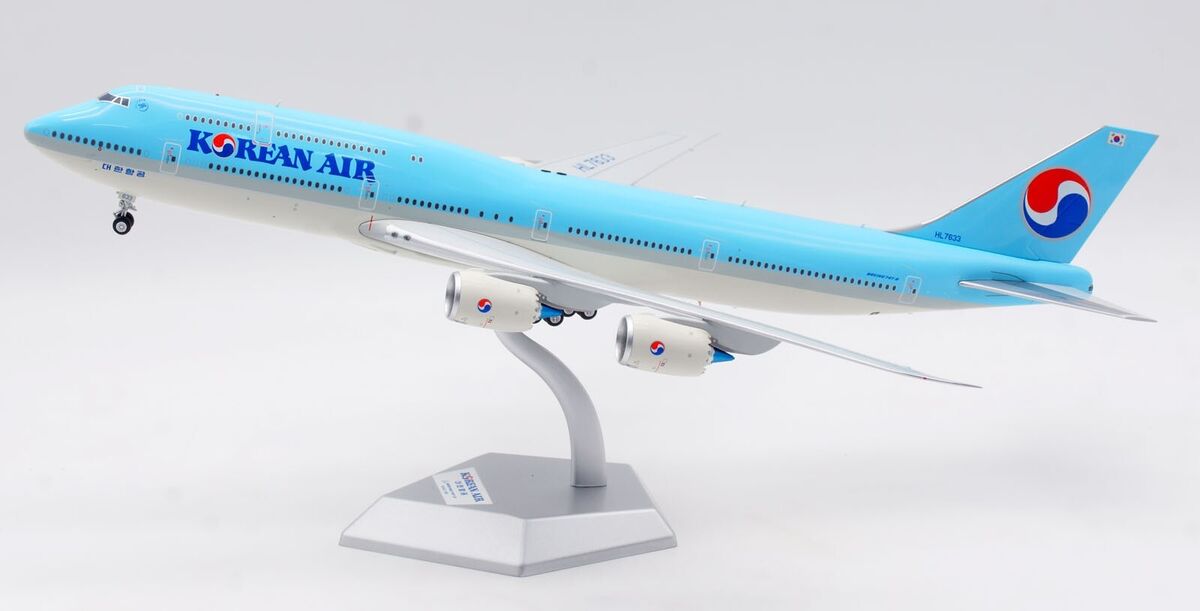 SQ Wings 1:200 Korean Air Boeing B747-8 Diecast Aircraft JET SQ Wings 1:200 Korean Air Boeing B747-8 Diecast Aircraft JET