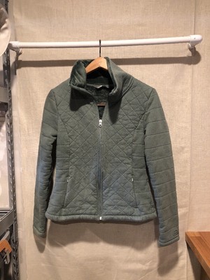north face quilted fleece jacket