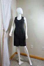 Tristan & Iseut Gray Sleeveless Work Dress Size 2