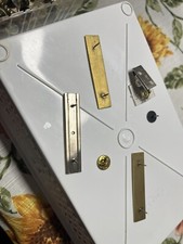 Engravable pin back name tags badge holders and name tag clips