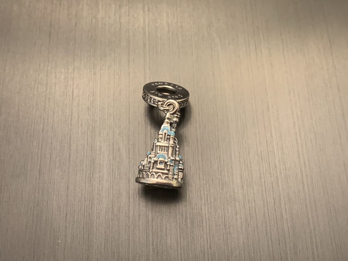 総額8万相当　Pandora Retired Pandora Vintage Letter U Charm with Clear Zirconia