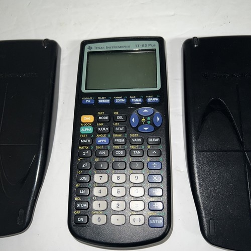 2 Texas Instruments TI-83 Plus grafischer Taschenrechner mit Abdeckung - Bild 2 von 5