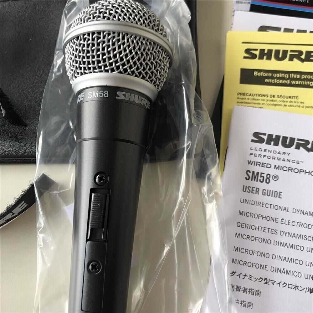 Shure SM58S Dynamic Vocal Microphone with On/Off Switch | eBay