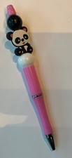 Beaded Pens  Pink Pen with Panda  Great for Party Favors New