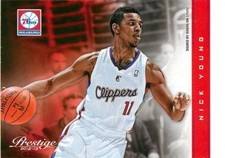 2012-13 Prestige #146 Nick Young Philadelphia 76ers NM Trading Card Single