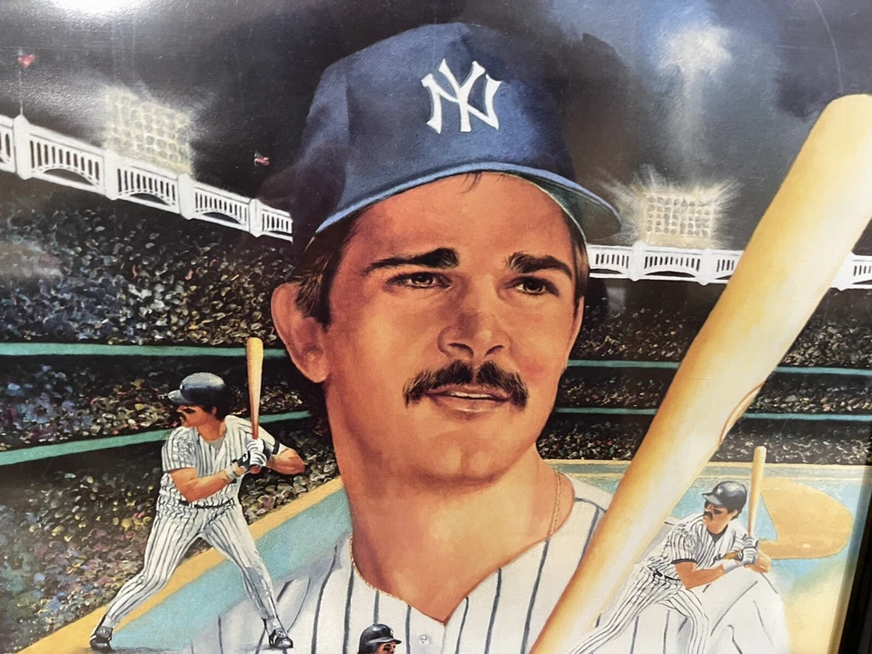 Framed Don Mattingly Player Of The Year Print By Brian Johnson - Image 3 of 4