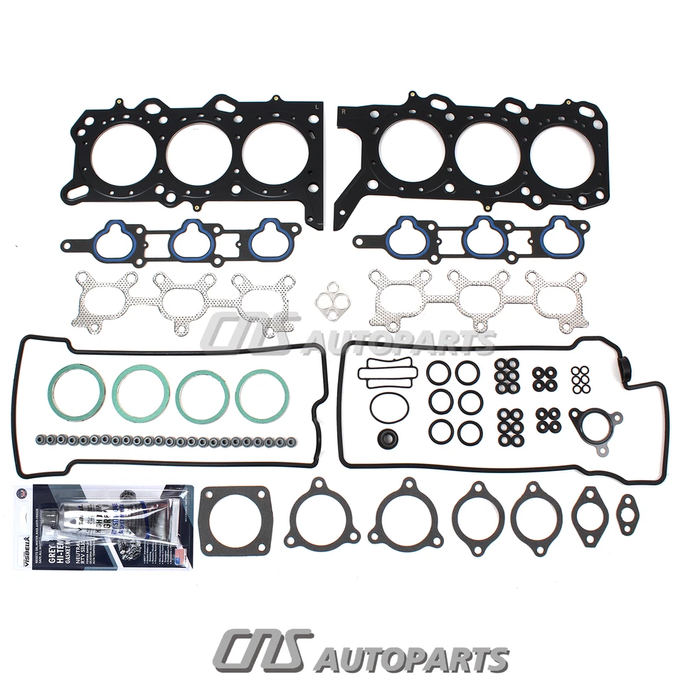 Head Gasket Set w/ Bolts Timing Water Pump Fits 01-06 Suzuki XL-7 2.7L DOHC H27A — 第 2/4 张图片
