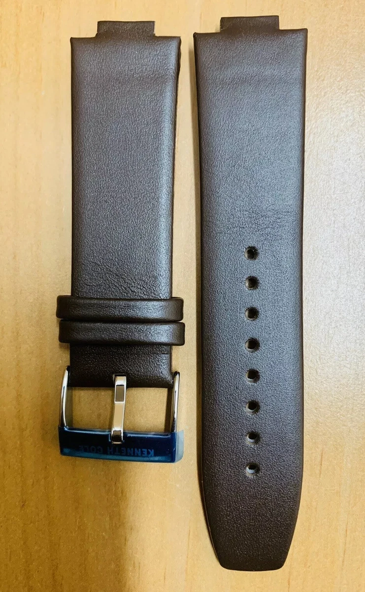 Kenneth Cole Watch Strap KC10031358 Brown Leather Strap KC1847 KC1885