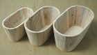 Natural Wooden Basket Barrel Planters Handles Floral Flowers Display Home Garden