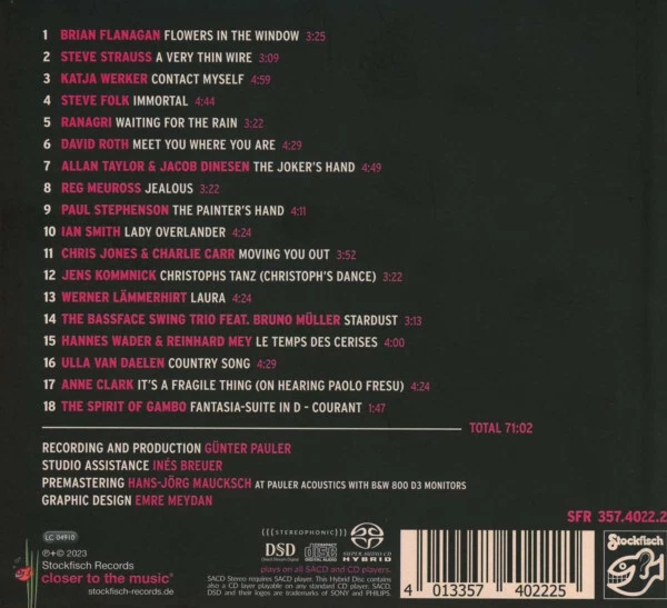 STOCKFISCH RECORDS  SFR357.4022  CLOSER TO THE MUSIC VOLUME 6 HYBRID SACD - Bild 2 von 3