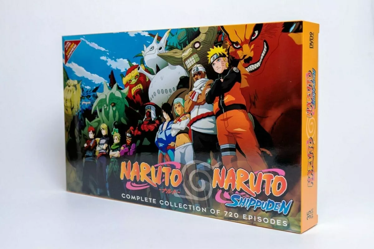 NARUTO / NARUTO SHIPPUDEN - COMPLETE ANIME TV SERIES 1-720 EPS ENGLISH DUB