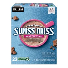 Swiss Miss Milk Hot Cocoa K Cup Pods 22 Count Premium Chocolate Treat