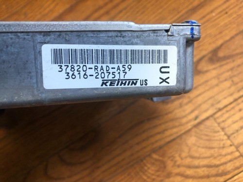 2006 2007 HONDA ACCORD 2.4L OEM ECU ECM RAD-A59 Ignition Switch Immobilizer Key - Foto 15 di 16