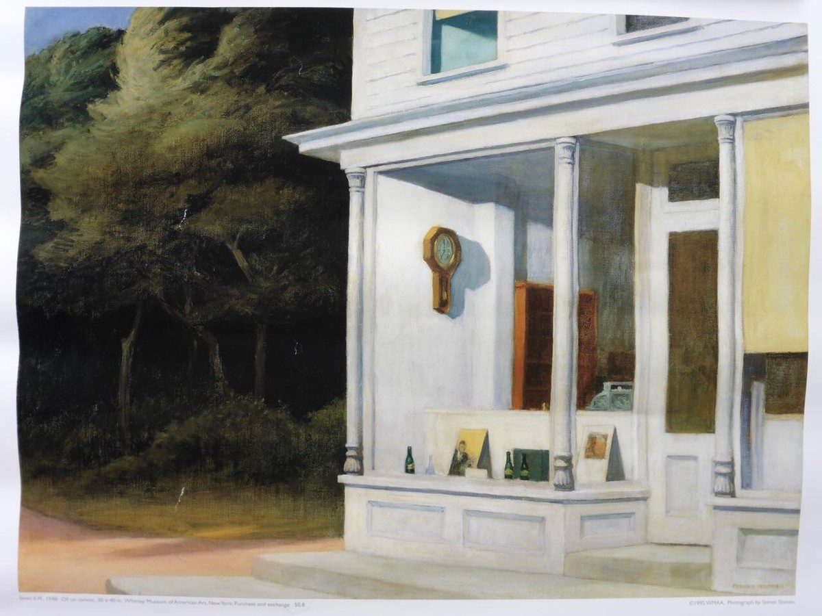 EDWARD HOPPER Seven AM 1995 Whitney Museum of American Art NY