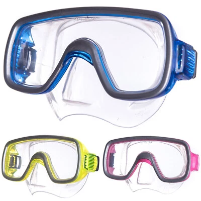 SALVAS Kinder Tauch Maske Geo Schnorchel Taucher Schwimm Brille Mit Nase Silikon