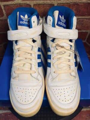 Adidas Forum 84 Hi AEC Men's Athletic White Blue Shoe Sneaker