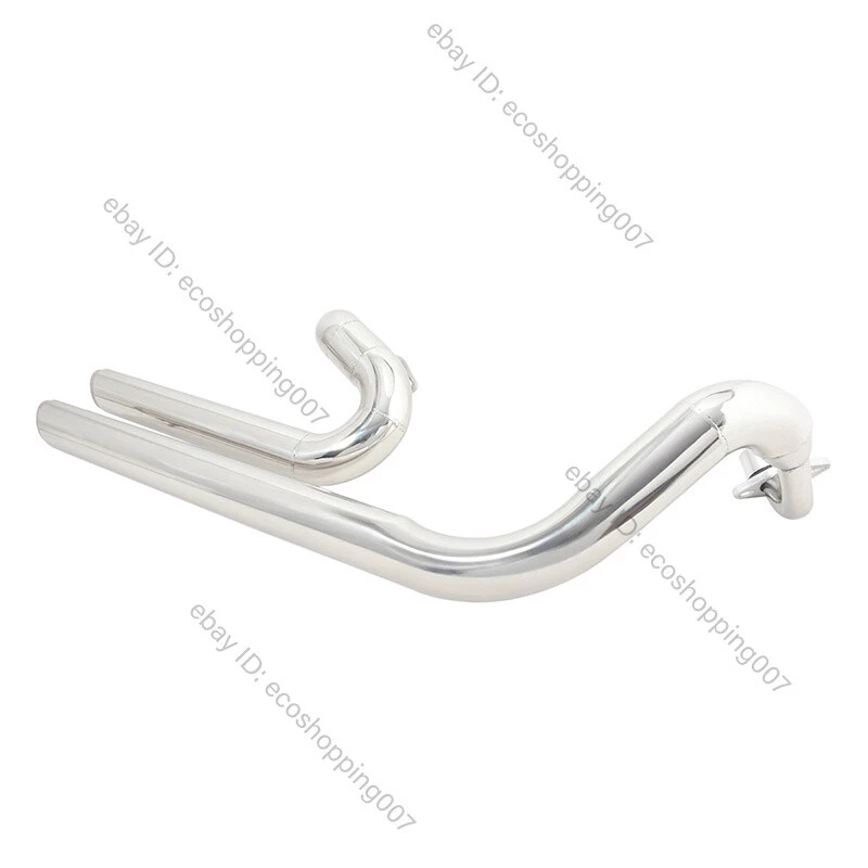 For Yamaha V Star 650 400 XVS 1998-2016 Slip On Complete Exhaust System Mufflers - Image 2 of 4