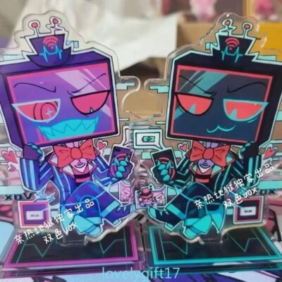 Hazbin Hotel Vox Anime Acrylic Stand Figure Toy Desktop Decorations Gift 8cm