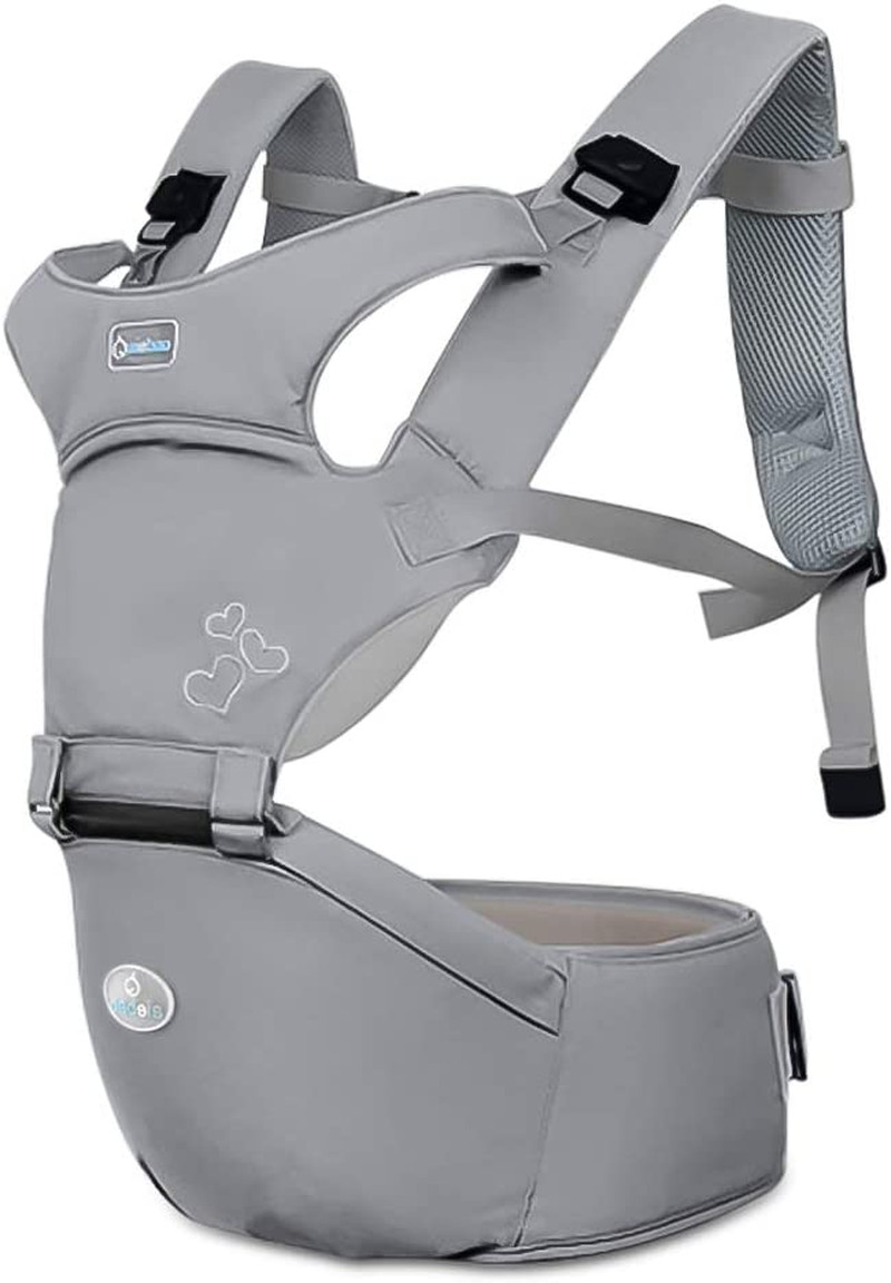 SONARIN Front Premium Marsupio Neonati Ergonomico Con Sedile,Multifunzione,Bambi