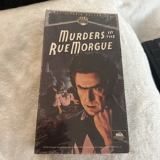 Murders in the Rue Morgue (VHS, 1992) MCA Video B&W