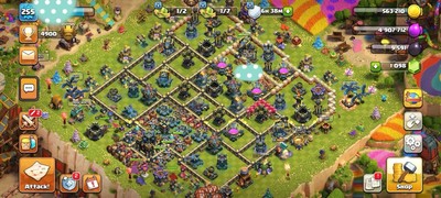 Coc Th17 LVL255 ,Heros Maxed,Troops Maxed ,Spells Maxed