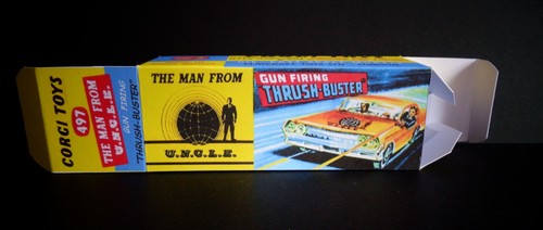 Corgi No.497 The Man From Uncle Thrush Buster - Repro' Box only (No inner Tray) - Picture 3 of 4