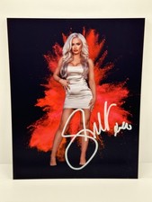 Scarlett Bordeaux Red Color Blast Signed Autographed Photo Authentic 8x10 COA