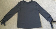 Image of black Armani Emporio long sleeve top S size 38