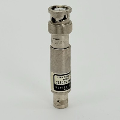 Hewlett Packard HP Feed Thru Termination 11094B - BNC M-F- 1-Watt 75+-.15 ohms