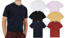 Image of Ben Sherman Men's T-Shirt Plain Crew Neck Short Sleeve Casual Summer Cotton Tee
