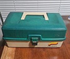 PLANO FISHING TACKLE BAIT STORAGE BOX CARRYING PLASTIC CASE MODEL 4100