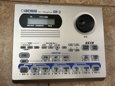 BOSS DR-3 Dr. Rhythm Digital Drum Machine, Battery, MIDI Out, RCA Out