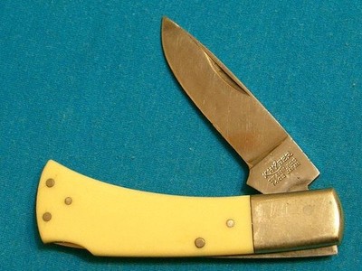 VINTAGE KHYBER 1603 JAPAN LOCKBACK KNIFE KNIVES UTILITY SURVIVAL HUNTER TOOLS EC