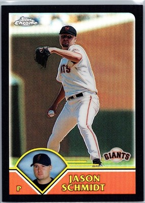 2003 Topps Chrome - Jason Schmidt #302 Black Refractor /199